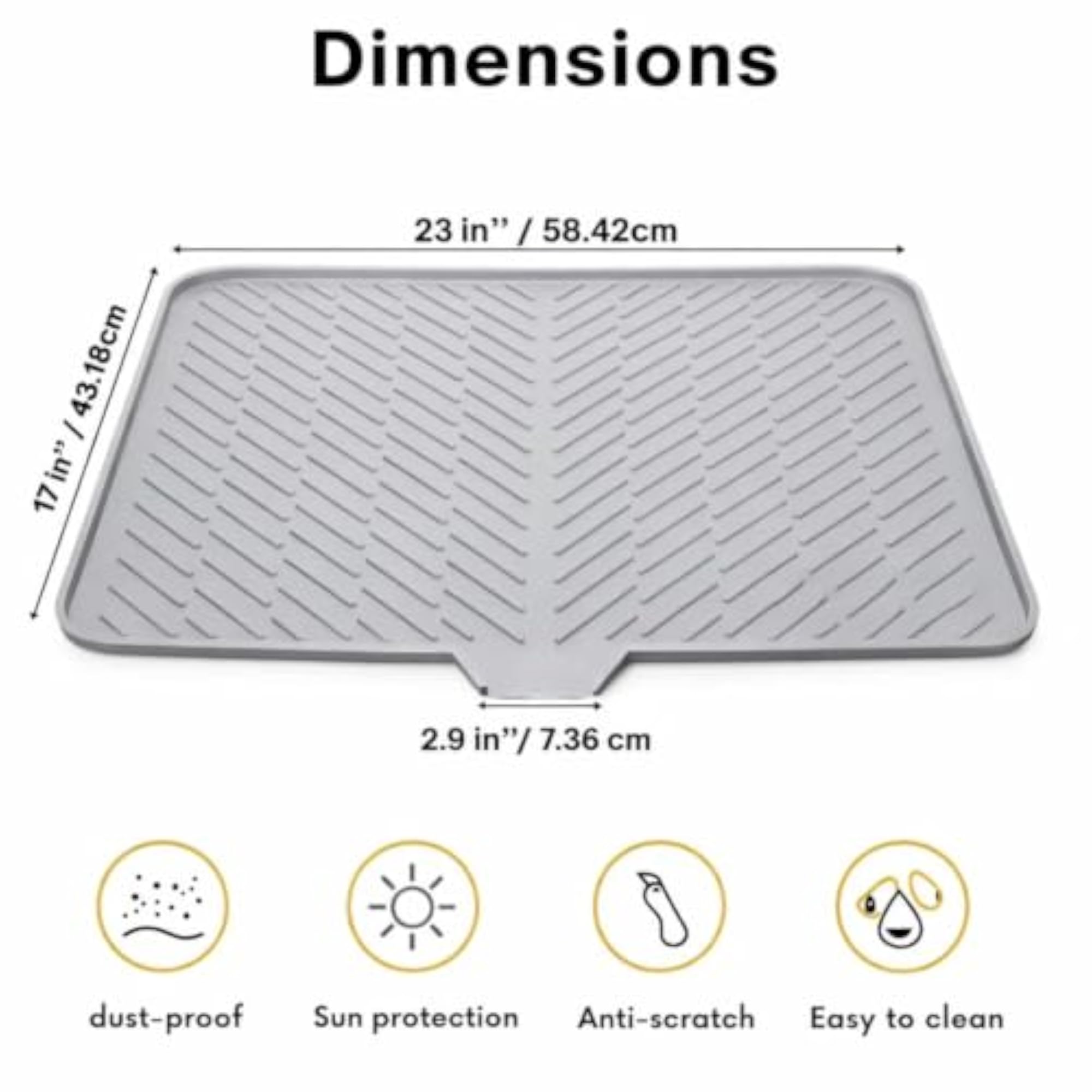 FlexiDrain Multi-Purpose Sink Drying Mat